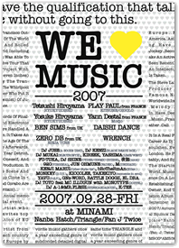 We Love Music 2007Flyer
