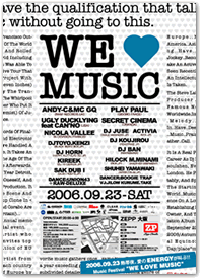 We Love Music 2006Flyer