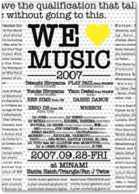 We Love Music 2007Flyer
