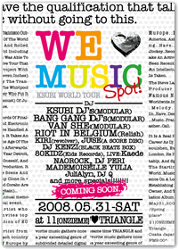 We Love Music 2008Flyer
